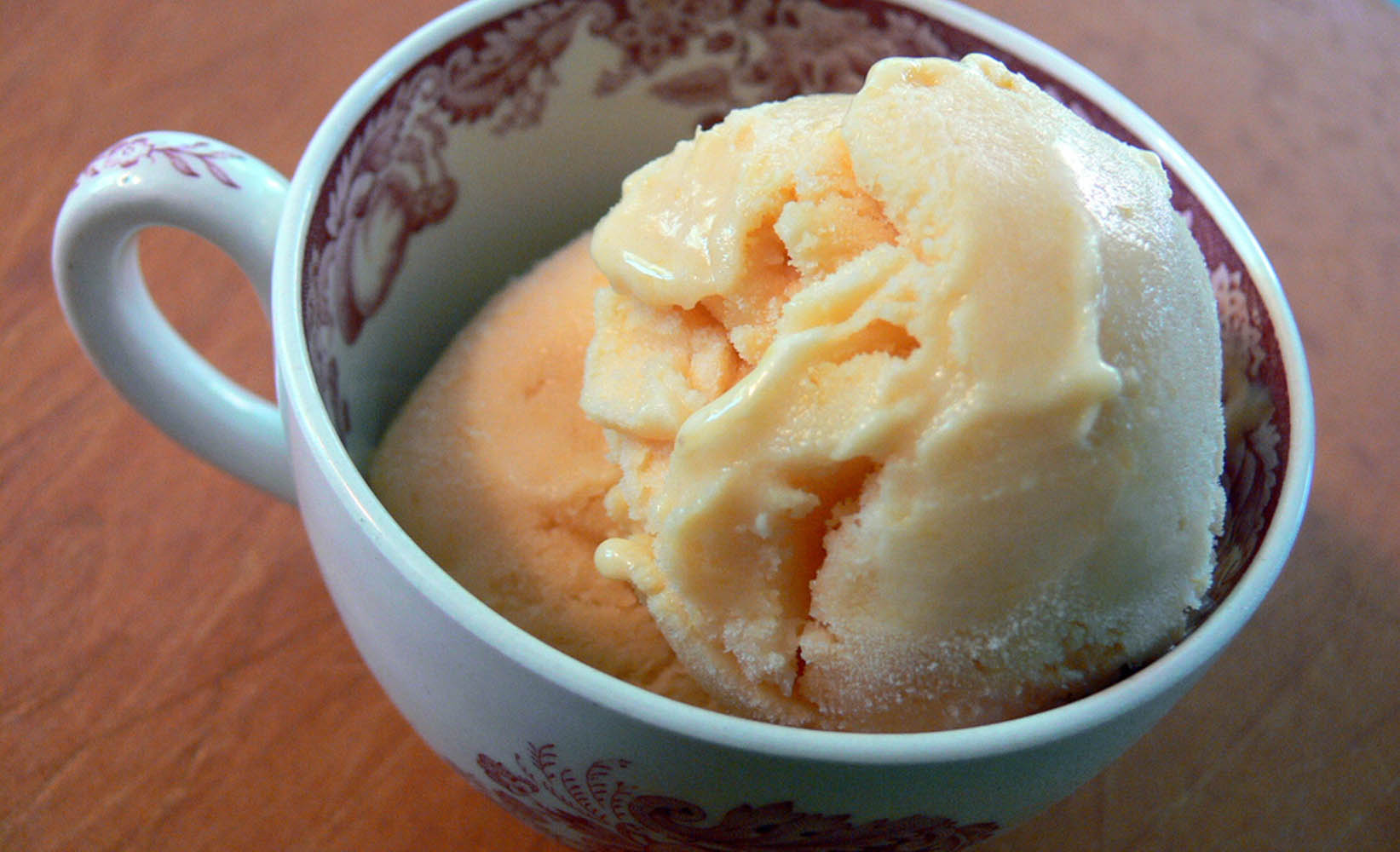 Recipe: Summertime Peach Ice Cream